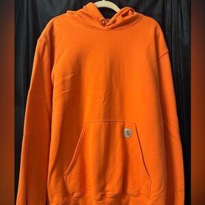 Carhartt Men's Orange Hoodie